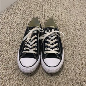 Women’s Size 9 Men’s Size 7 Converse Black